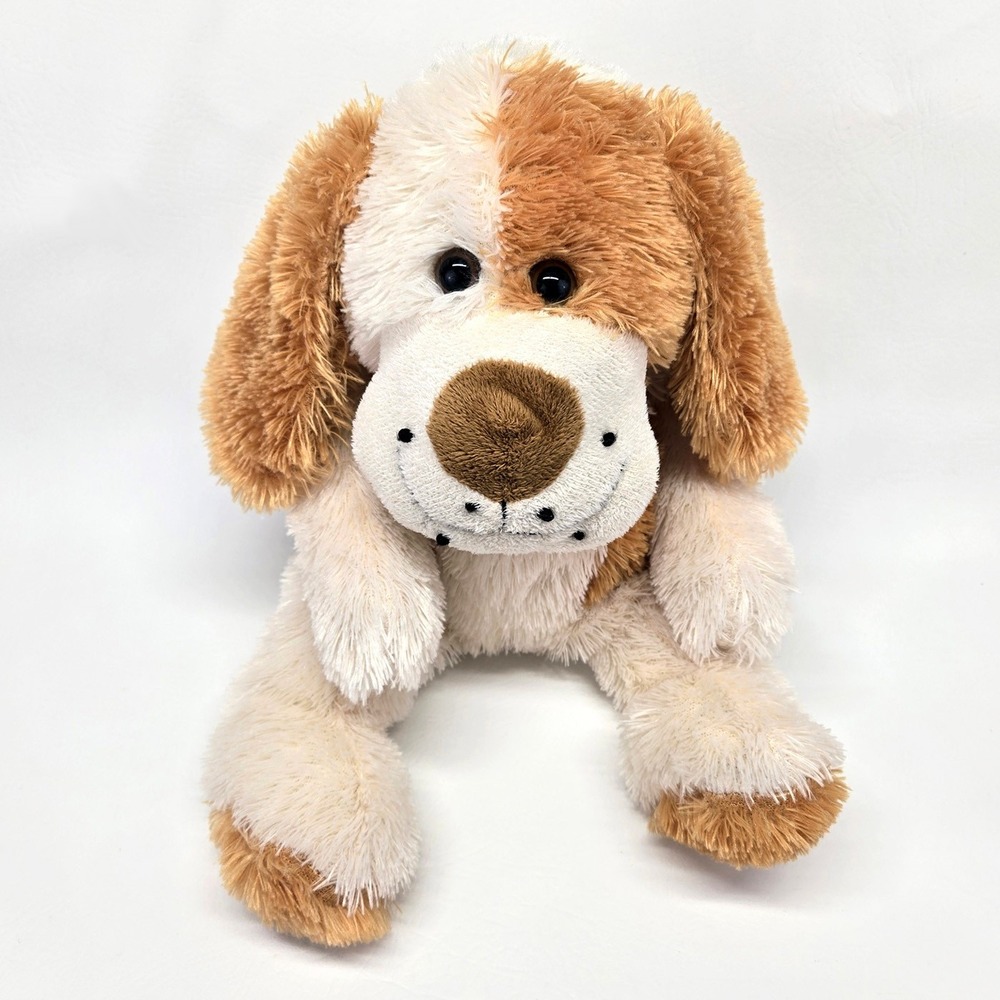 Kuddle Me Toys Puppy Dog Plush Shaggy Floppy Beige Tan 2002 18 Inch 2780 Cuddle